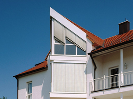 Schrägraffstore Reflexa